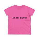 Camiseta mujer algodon medio - Rosa azalea - Anam fent