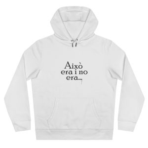 Sudadera con capucha King - Blanco - Camiseta «Això era i no era…»