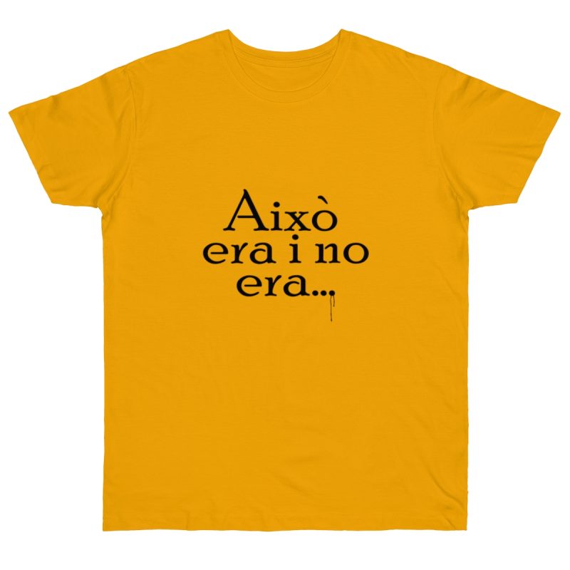 Camiseta punto liso - Albaricoque - Camiseta «Això era i no era…»