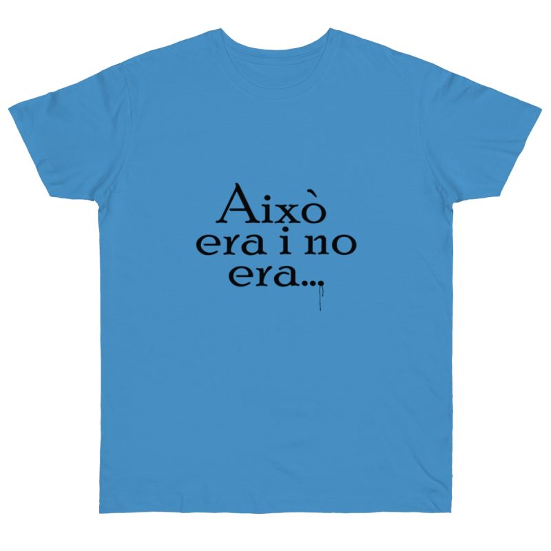 Camiseta punto liso - Azul celeste - Camiseta «Això era i no era…»