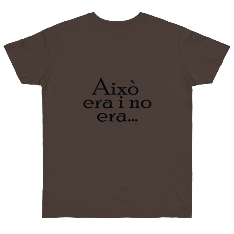 Camiseta punto liso - Marron oso - Camiseta «Això era i no era…»