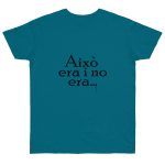 Camiseta punto liso - Azul diva - Camiseta «Això era i no era…»