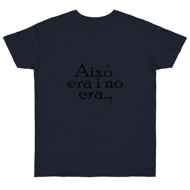 Camiseta punto liso - Azul marino - Camiseta «Això era i no era…»