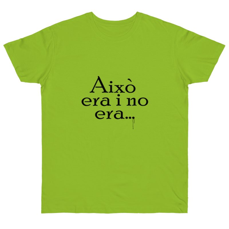 Camiseta punto liso - Verde orquidea - Camiseta «Això era i no era…»