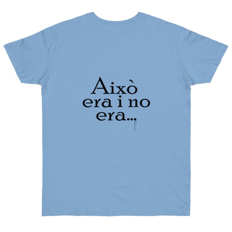 Camiseta punto liso - Azul cielo - Camiseta «Això era i no era…»