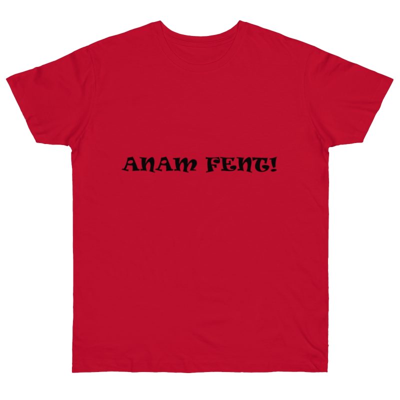 Camiseta punto liso - Rojo profundo - Anam fent