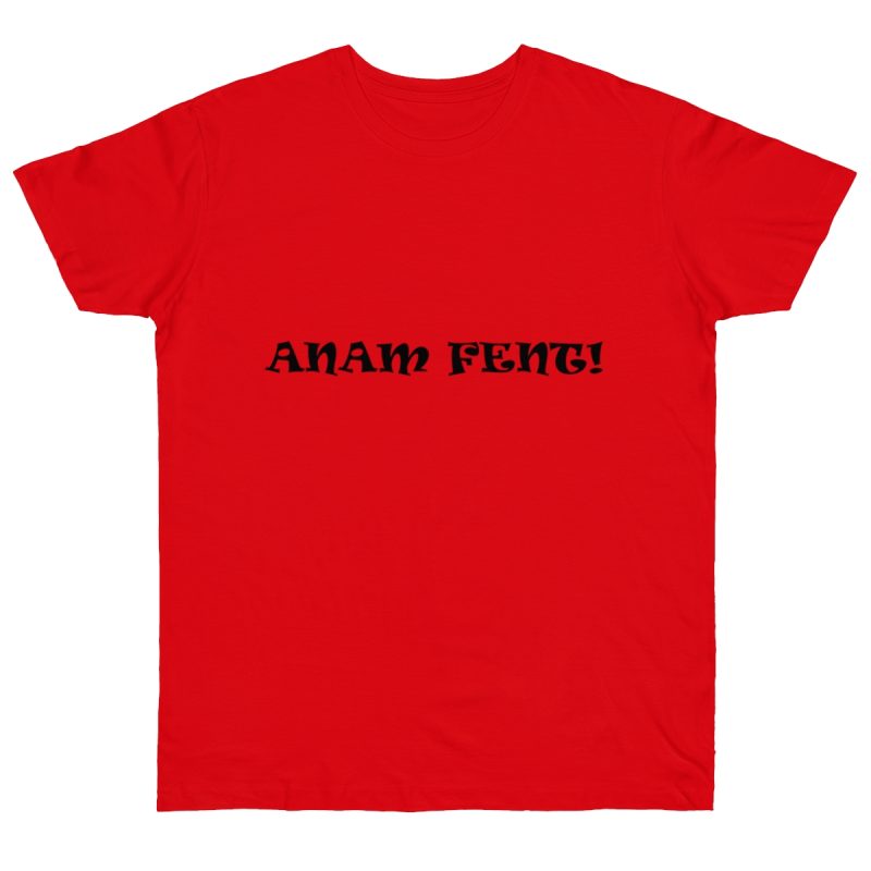 Camiseta punto liso - Rojo fuego - Anam fent