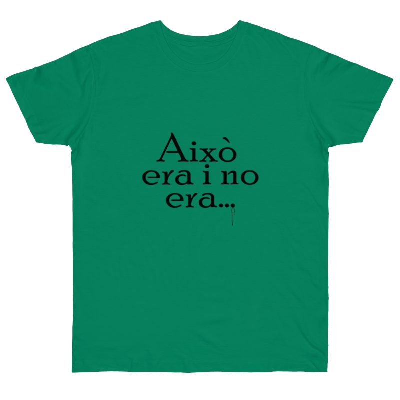 Camiseta punto liso - Verde Kelly - Camiseta «Això era i no era…»