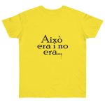 Camiseta punto liso - Amarillo solar - Camiseta «Això era i no era…»
