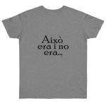 Camiseta punto liso - Gris deportivo jaspeado - Camiseta «Això era i no era…»