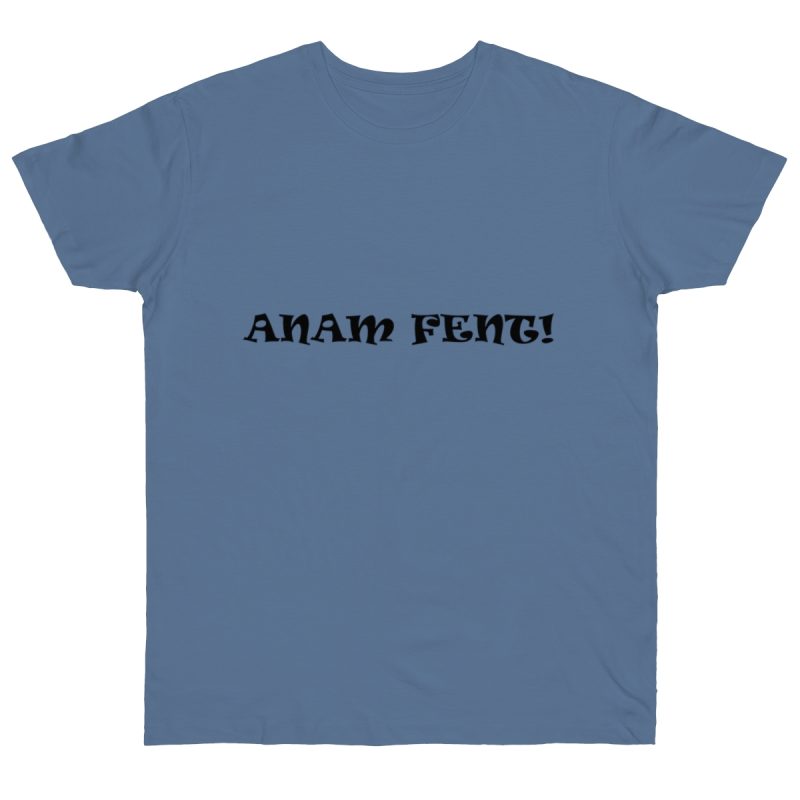 Camiseta punto liso - Azul vaquero - Anam fent