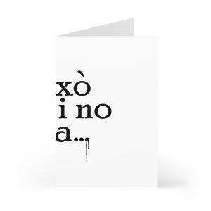 Tarjetas de felicitacion (7 uds.) - Camiseta «Això era i no era…»