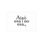 Tarjetas de visita (100 uds.) - Camiseta «Això era i no era…»