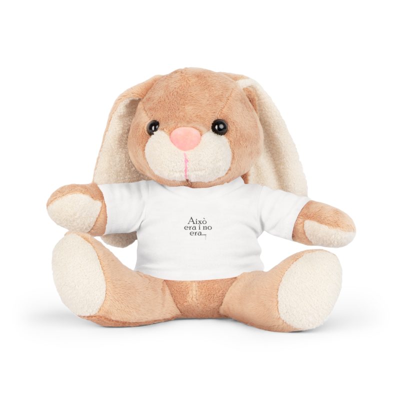 Peluche con camiseta - Blanco - Camiseta «Això era i no era…» Peluche con camiseta - Blanco - Camiseta «Això era i no era…»