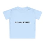 Camiseta de bebe - Azul empolvado - Anam fent