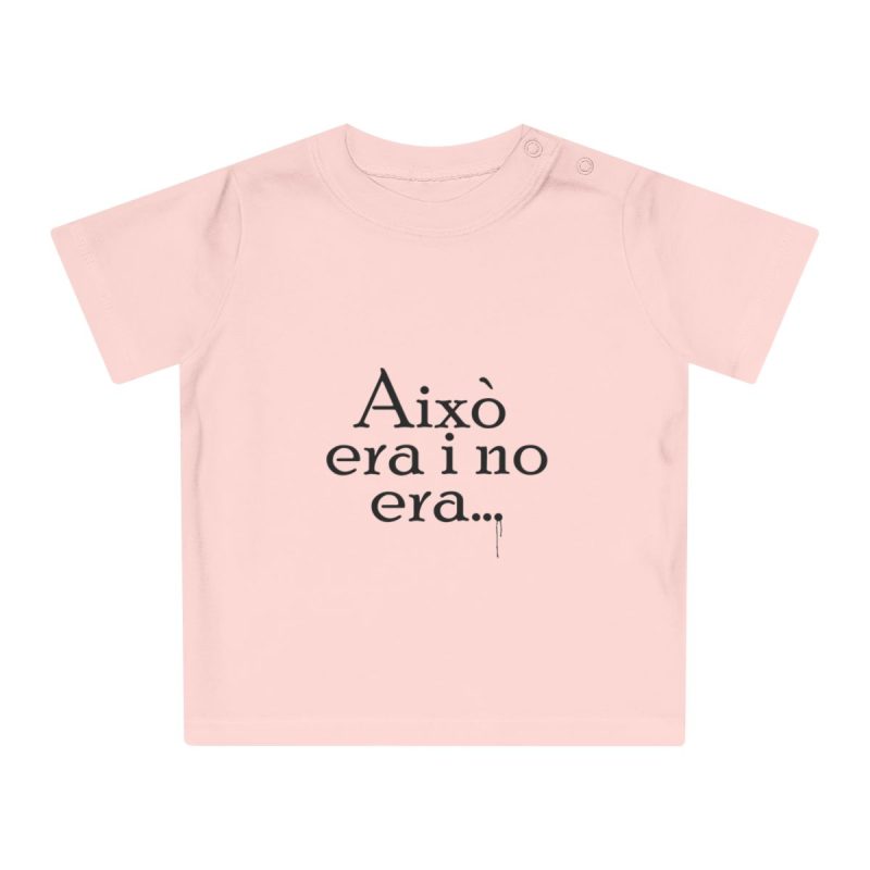 Camiseta de bebe - Rosa empolvado - Camiseta «Això era i no era…»