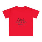 Camiseta de bebe - Rojo - Camiseta «Això era i no era…»