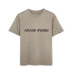 Camiseta oversize lavado acido - Caqui oscuro - Anam fent