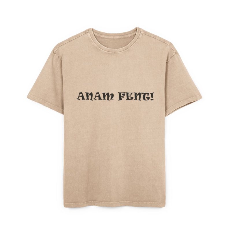 Camiseta oversize lavado acido - Beis - Anam fent