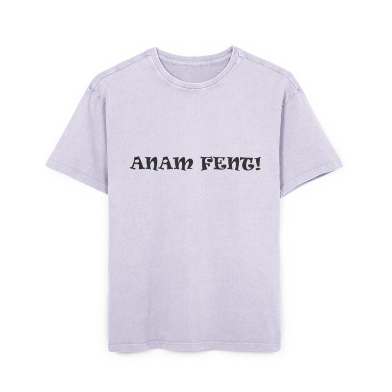 Camiseta oversize lavado acido - Lila suave - Anam fent