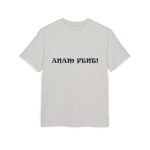 Camiseta oversize gruesa - Gris jaspeado claro - Anam fent