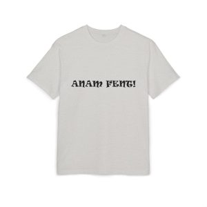 Camiseta oversize gruesa - Gris jaspeado claro - Anam fent