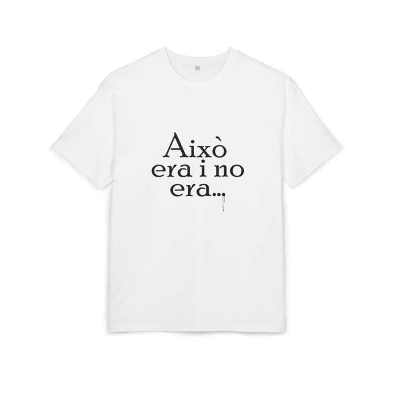 Camiseta oversize gruesa - Blanco - Camiseta «Això era i no era…»