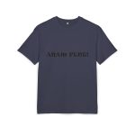 Camiseta oversize gruesa - Azul marino - Anam fent