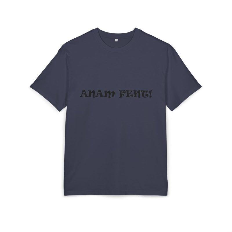 Camiseta oversize gruesa - Azul marino - Anam fent