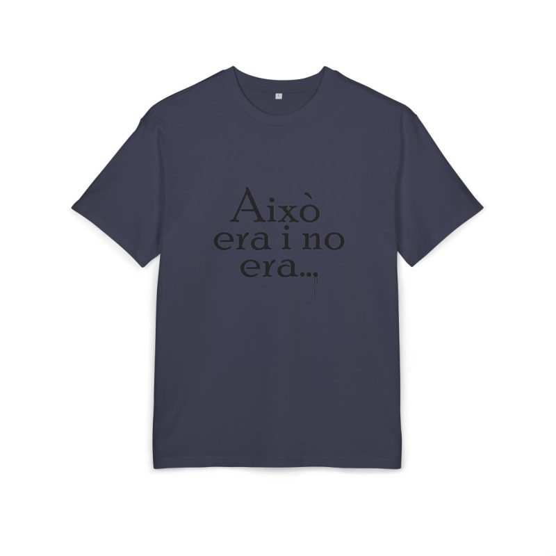 Camiseta oversize gruesa - Azul marino - Camiseta «Això era i no era…»