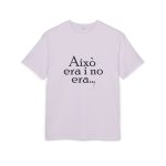 Camiseta oversize gruesa - Lila - Camiseta «Això era i no era…»