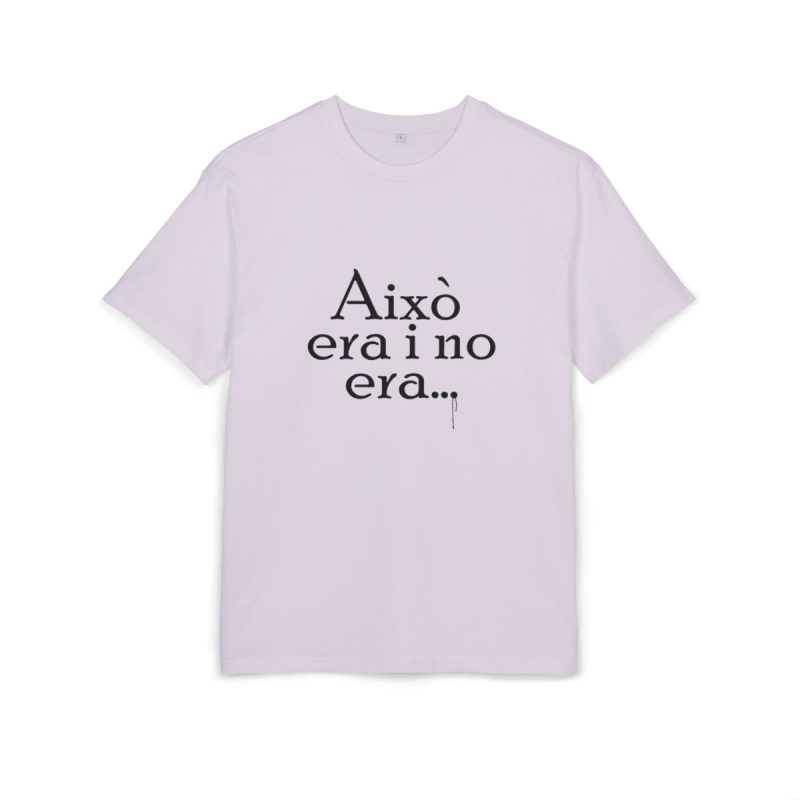 Camiseta oversize gruesa - Lila - Camiseta «Això era i no era…»