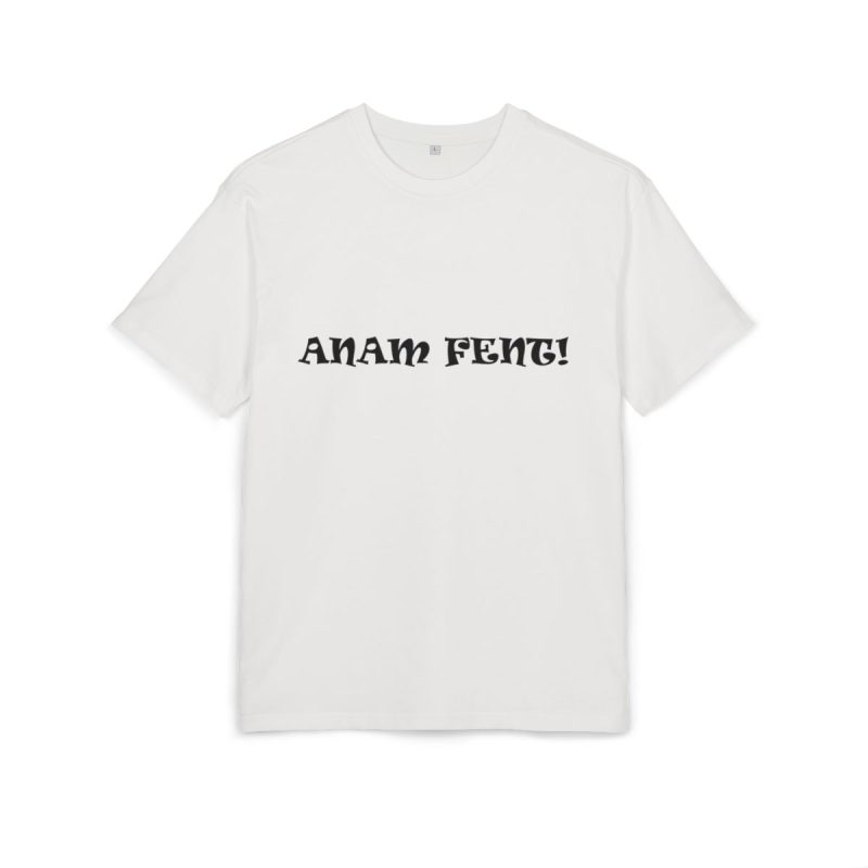 Camiseta oversize gruesa - Blanco puro - Anam fent