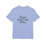 Camiseta oversize gruesa - Azul violeta - Camiseta «Això era i no era…»