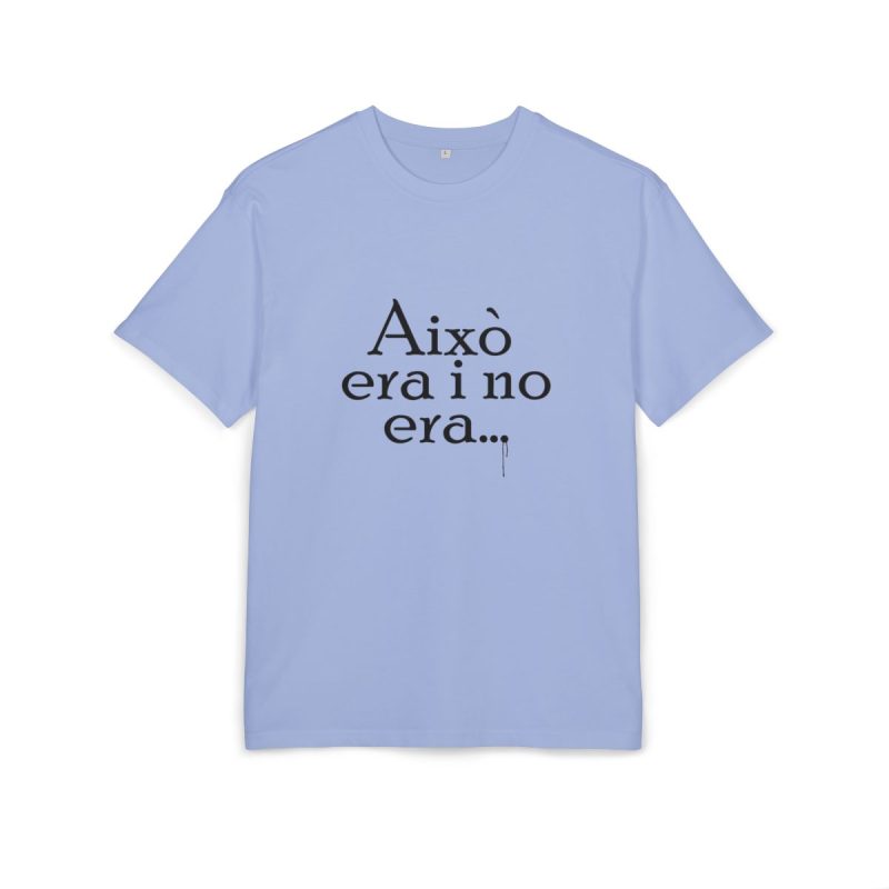 Camiseta oversize gruesa - Azul violeta - Camiseta «Això era i no era…»