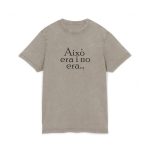 Camiseta lavado acido cuello redondo - Caqui oscuro - Camiseta «Això era i no era…»