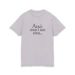 Camiseta lavado acido cuello redondo - Lila suave - Camiseta «Això era i no era…»