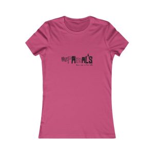 Camiseta mujer Favorite - Frambuesa - Espardals — Bona cosa m’has dita