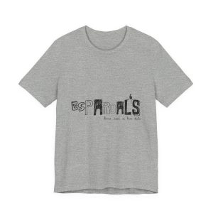 Camiseta jersey manga corta - Gris jaspeado - Espardals — Bona cosa m’has dita