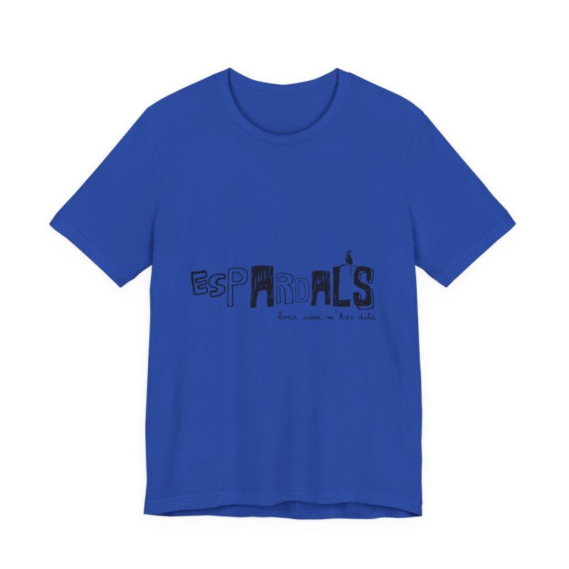 Camiseta jersey manga corta - Azul royal autentico - Espardals — Bona cosa m’has dita