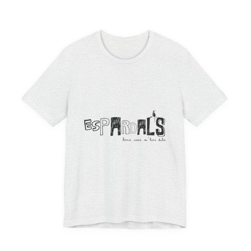 Camiseta jersey manga corta - Gris ceniza - Espardals — Bona cosa m’has dita
