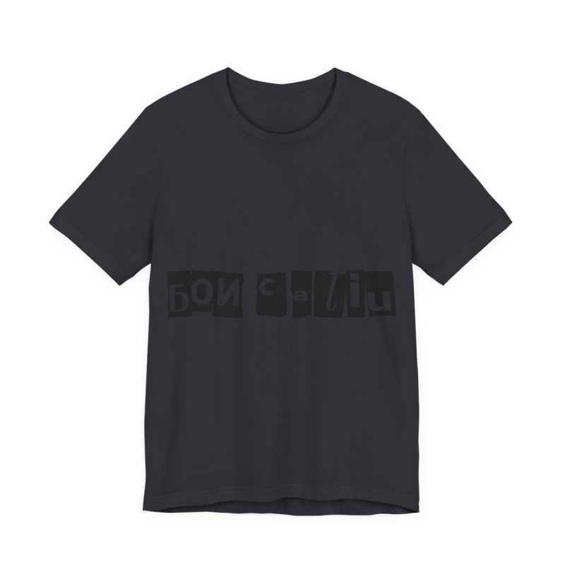 Camiseta jersey manga corta - Gris oscuro - Camiseta «Bon caliu»