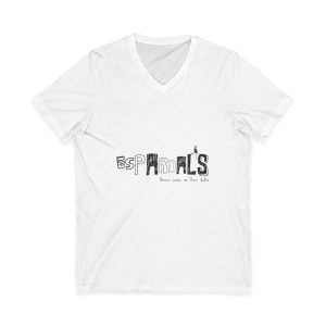 Camiseta cuello de pico - Blanco - Espardals — Bona cosa m’has dita
