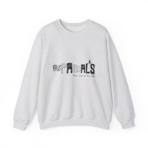 Sudadera cuello redondo - Gris ceniza - Espardals — Bona cosa m’has dita
