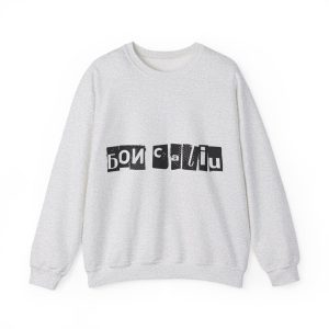 Sudadera cuello redondo - Gris ceniza - Camiseta «Bon caliu»