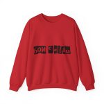 Sudadera cuello redondo - Rojo - Camiseta «Bon caliu» Sudadera cuello redondo - Rojo - Camiseta «Bon caliu»