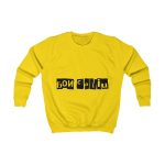 Sudadera infantil - Amarillo sol - Camiseta «Bon caliu»