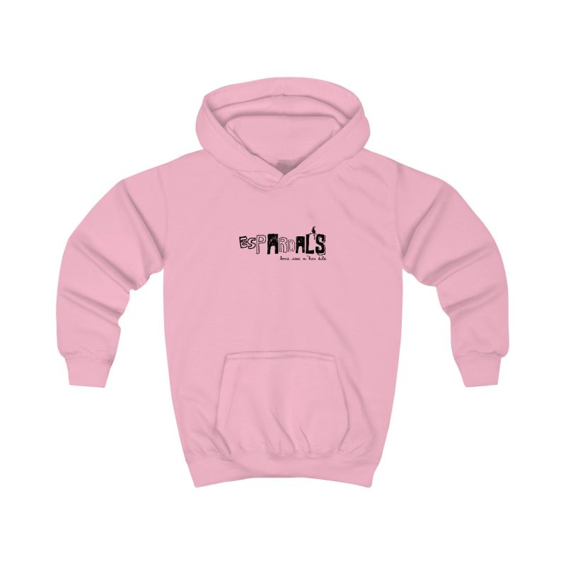 Sudadera con capucha infantil - Rosa bebe - Espardals — Bona cosa m’has dita