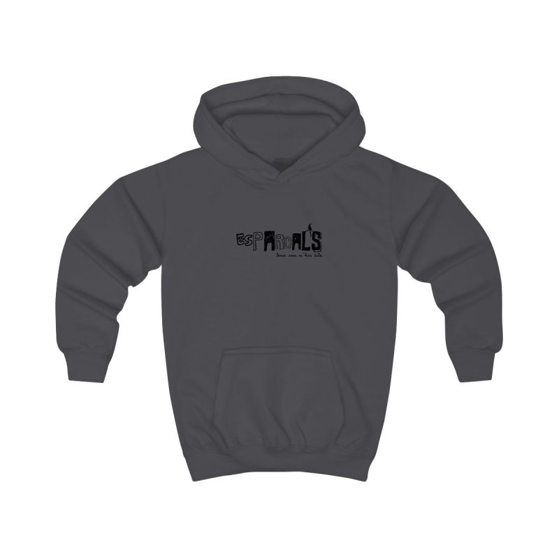 Sudadera con capucha infantil - Gris marengo - Espardals — Bona cosa m’has dita