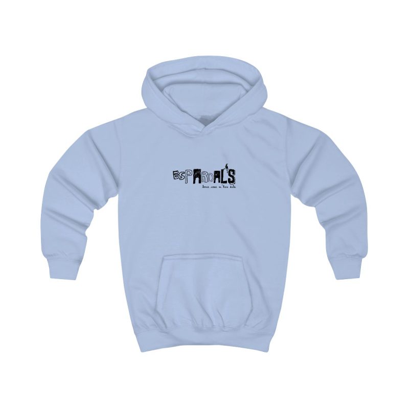 Sudadera con capucha infantil - Azul cielo - Espardals — Bona cosa m’has dita